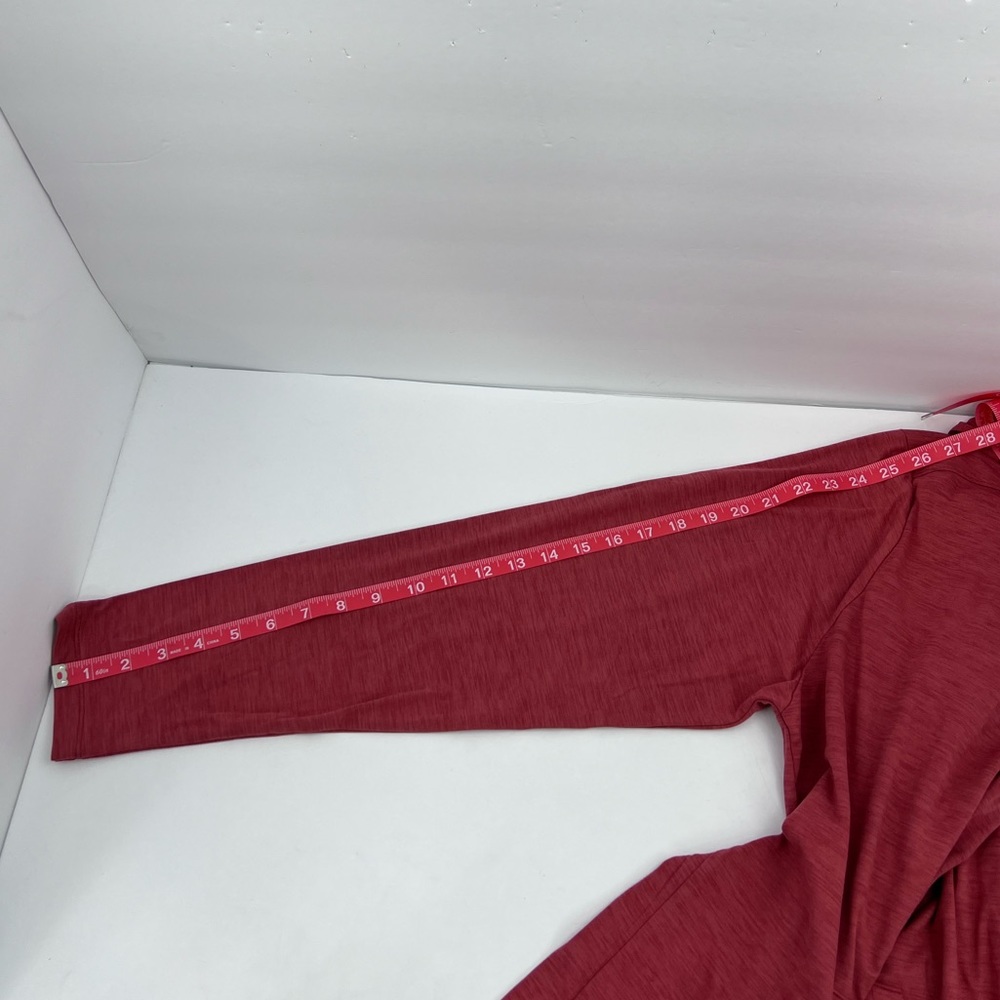 SPYDER ACTIVE MEN'S LARGE TSHIRT WITH HOODIE, RED COLOR - Picture 12 of 13